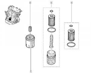 Filtru de ulei motor
