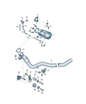 Filtru particule diesel