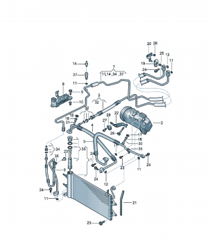 Condensator A/C 2