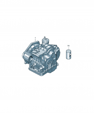 Autom. gearbox, complete