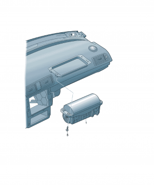 Unitate airbag pasager