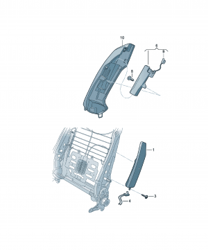 Unitate airbag lateral