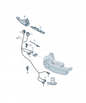 Set cabluri adaptor pentru rezervor agent reducător