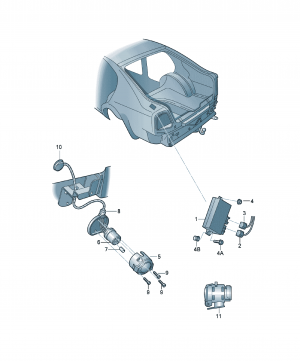 Electrical parts for trailer towing