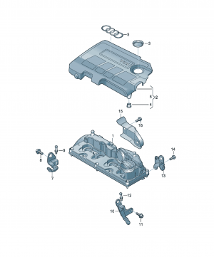 Cover for intake manifold 2