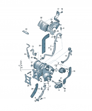 Exhaust gas turbocharger 2
