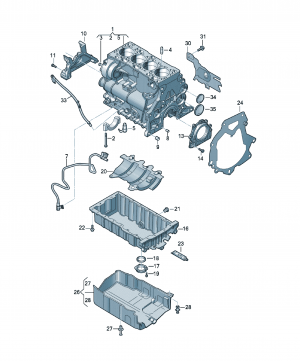 Crankcase housing