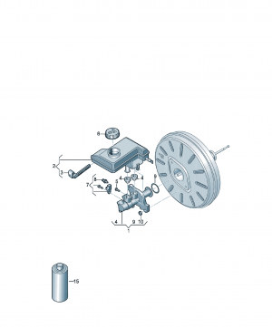 Brake master cylinder 2
