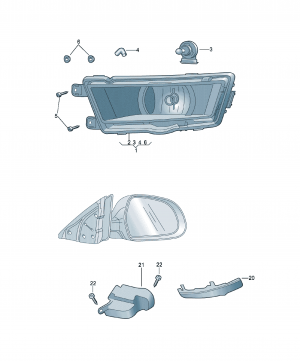 Halogen fog lamp