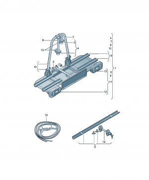 Modul transport biciclete
