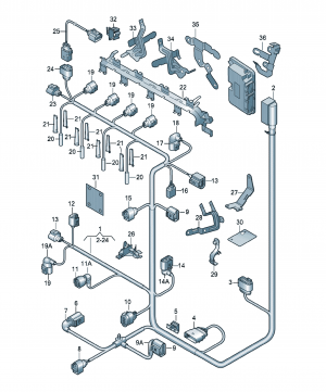 Set cabluri motor 5