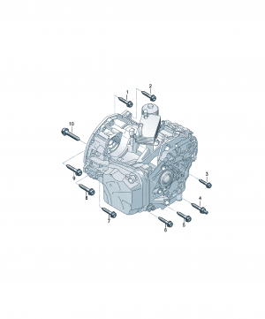 1 set of fixing parts for engine and gearbox