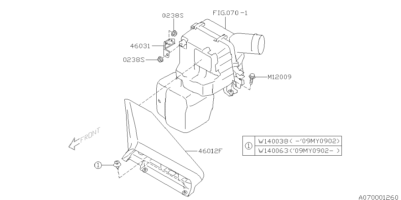 Suport filtru aer