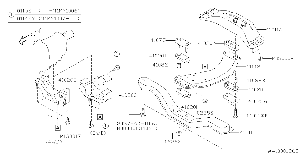 Bolt and washer assembly
