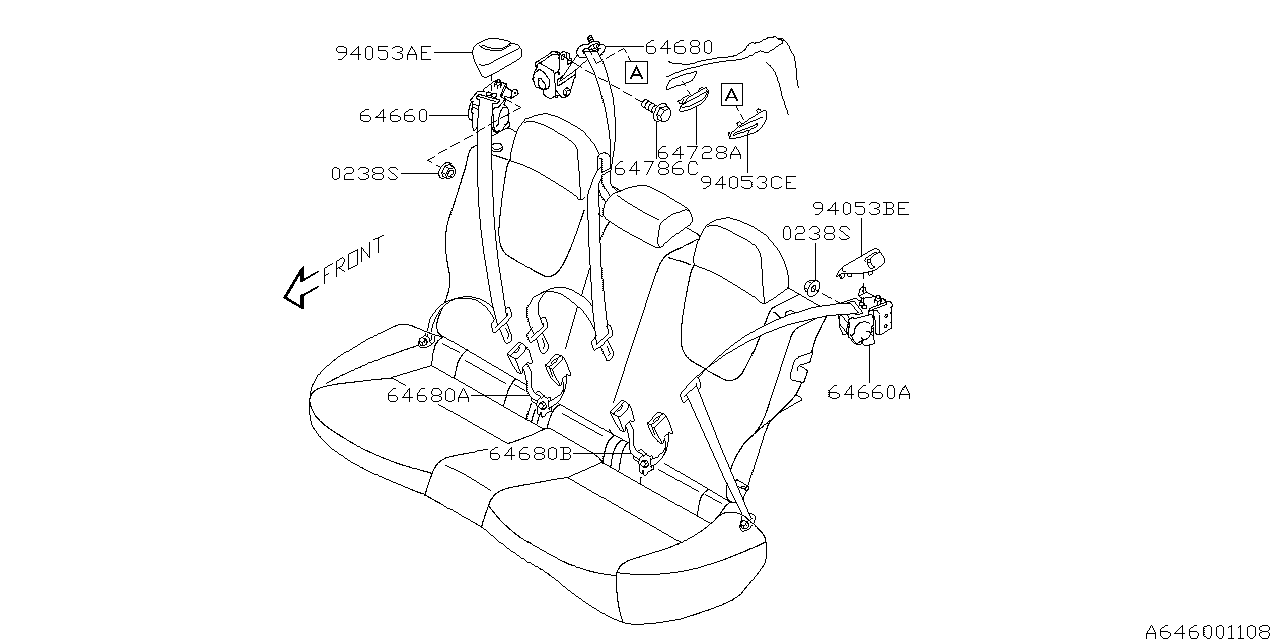 BOLT & WASHER ASSEMBLY-BELT,REAR