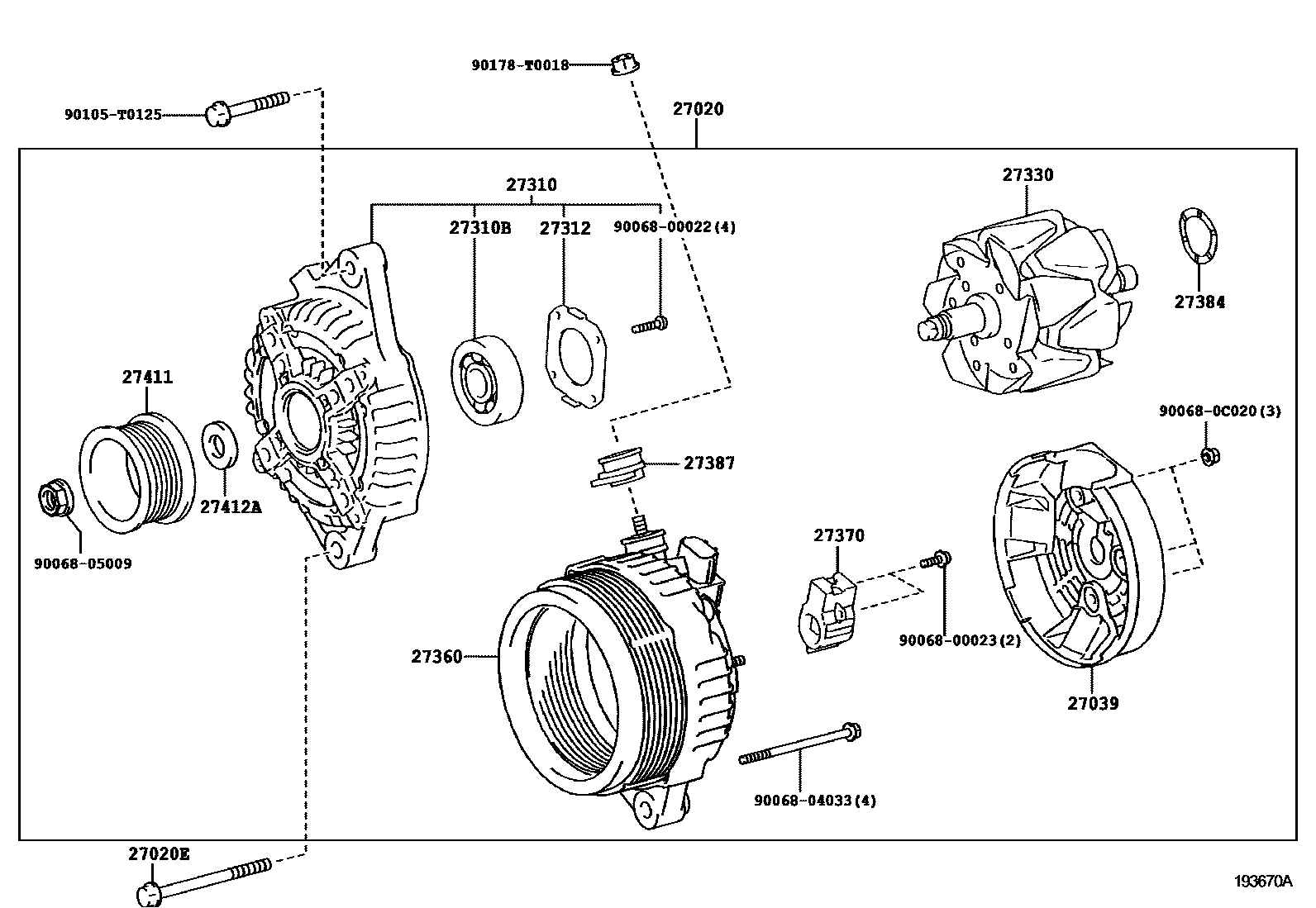 alternator  retainer plate