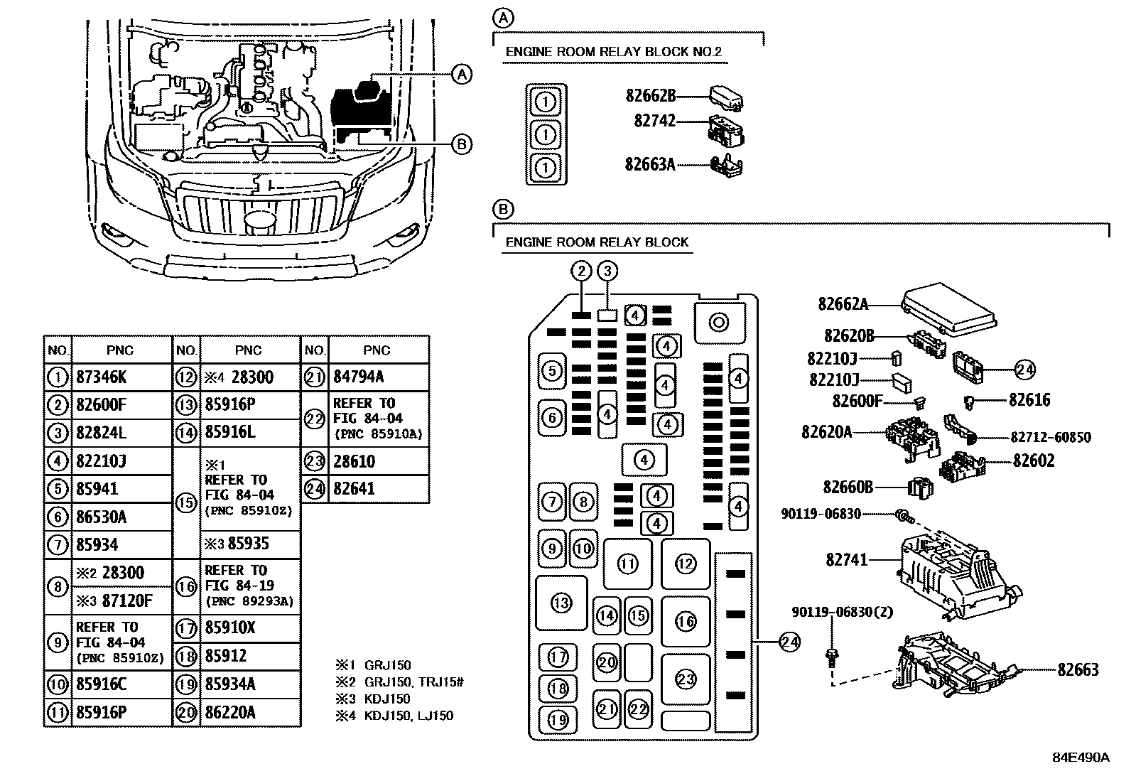 Mkena online auto parts store Toyota 2012 Land Cruiser cooling fan relay