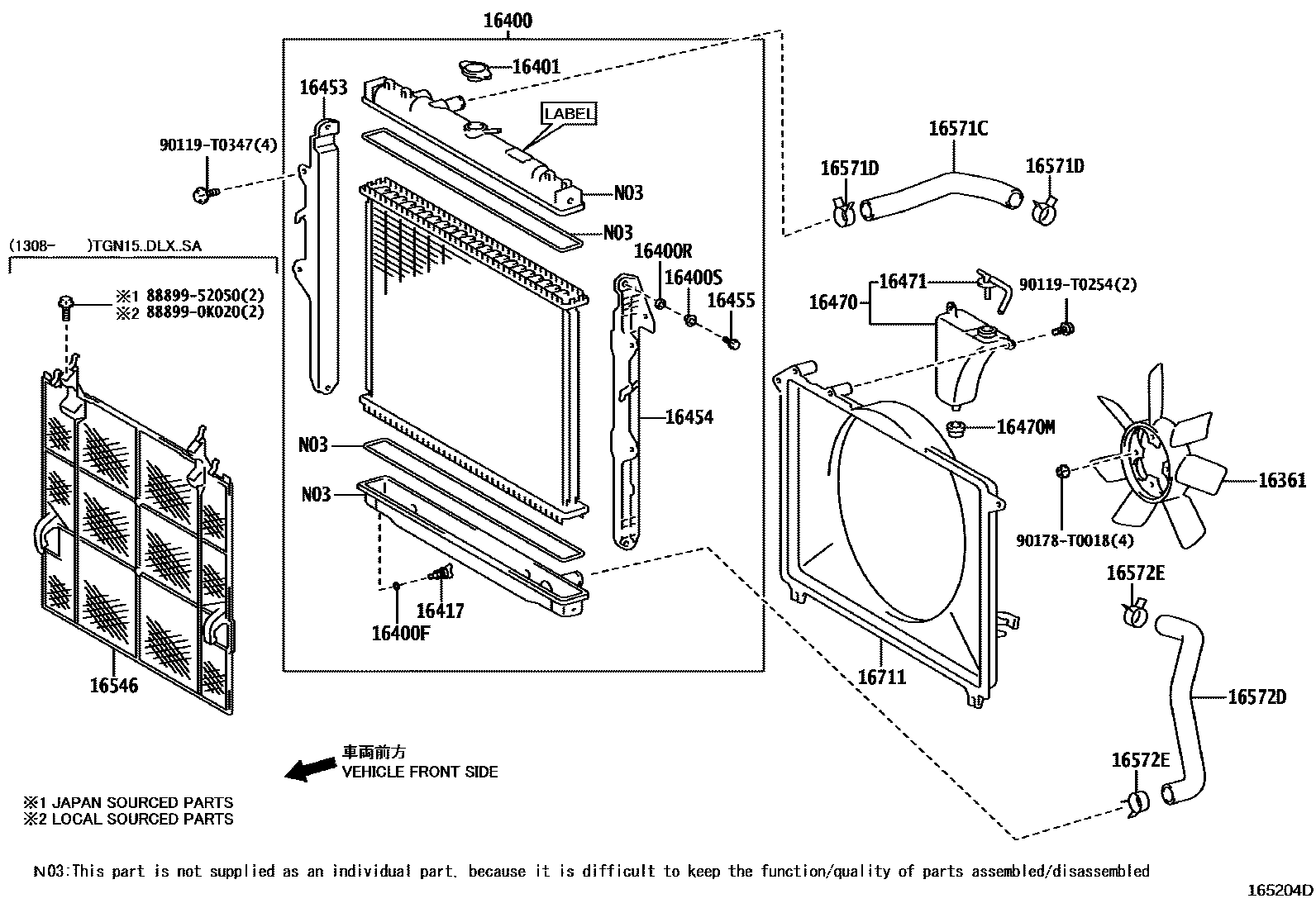 قربة رديتر ماء