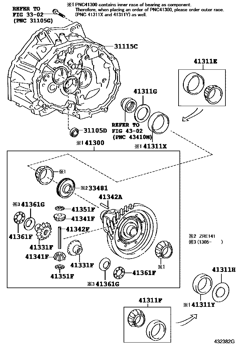 front transaxle case oil seal