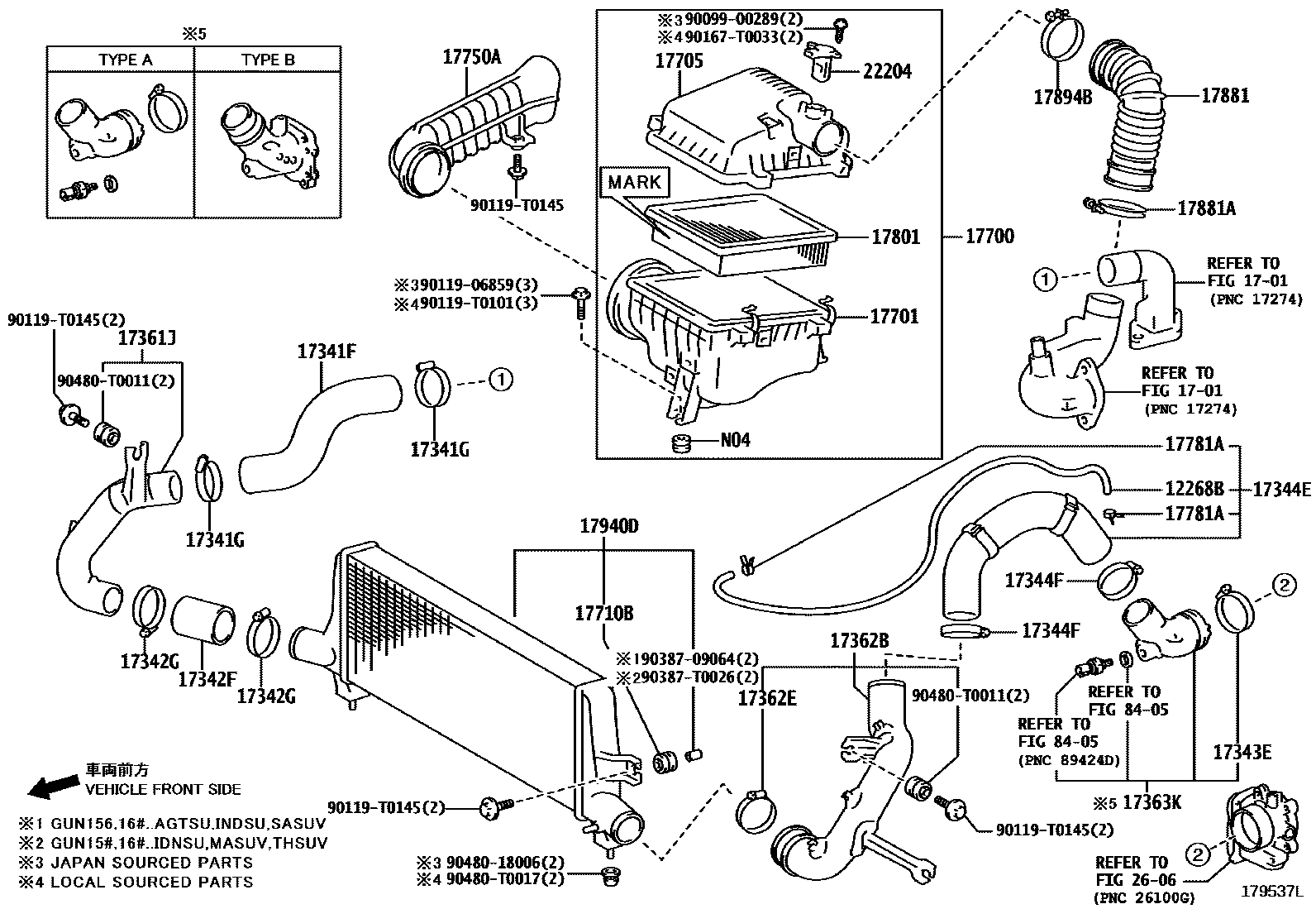 AIR CLEANER FILTER ELEMENT SUB-ASSY