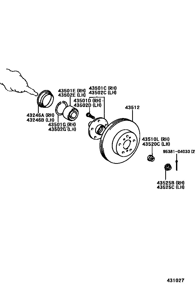 Toyota Avalon Front Brake Disk by Mkena Toyota Avalon Front Brake Disk - Mkena