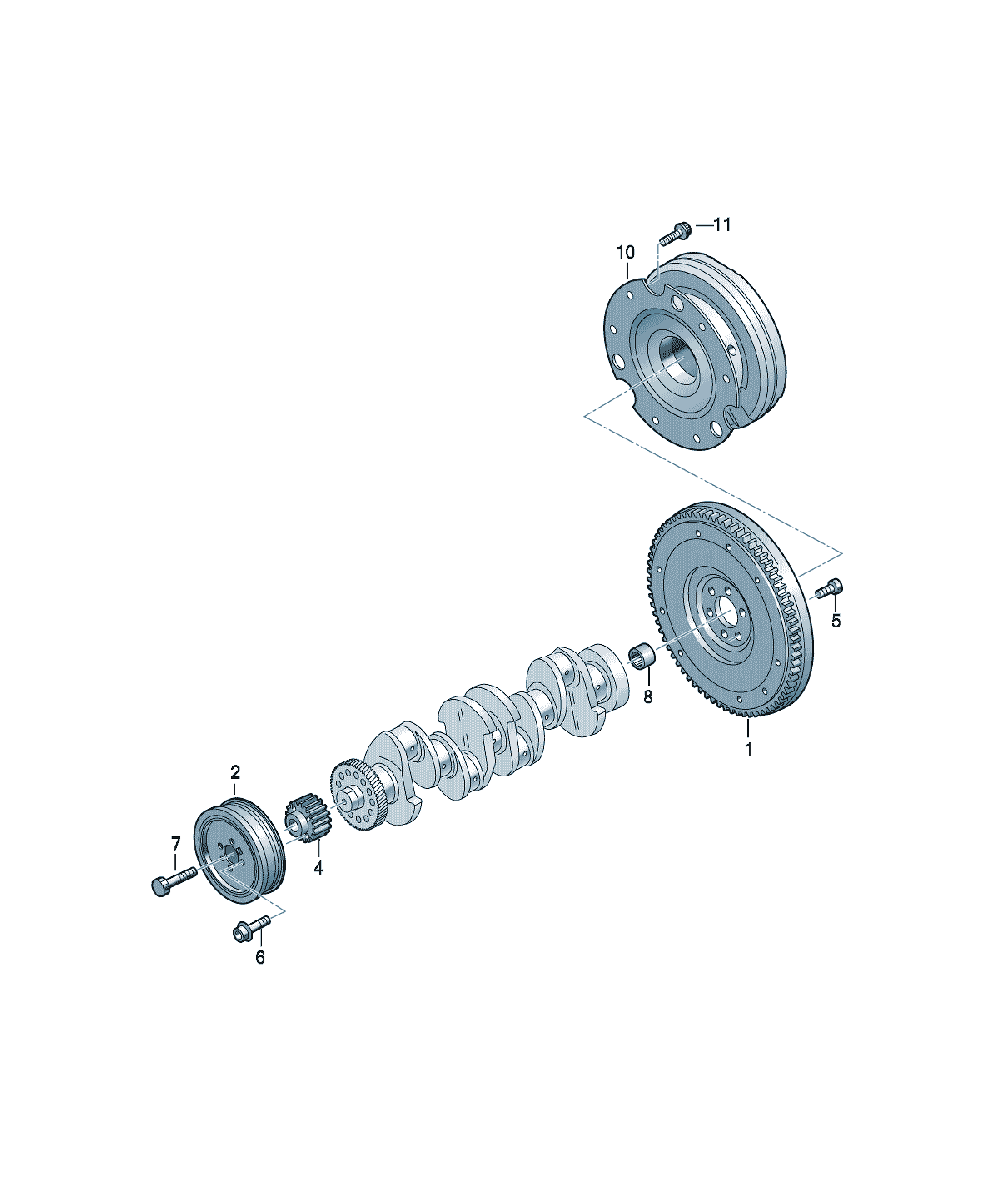 Volant motor Audi A6 / S6 / L, cod 06H105323AE