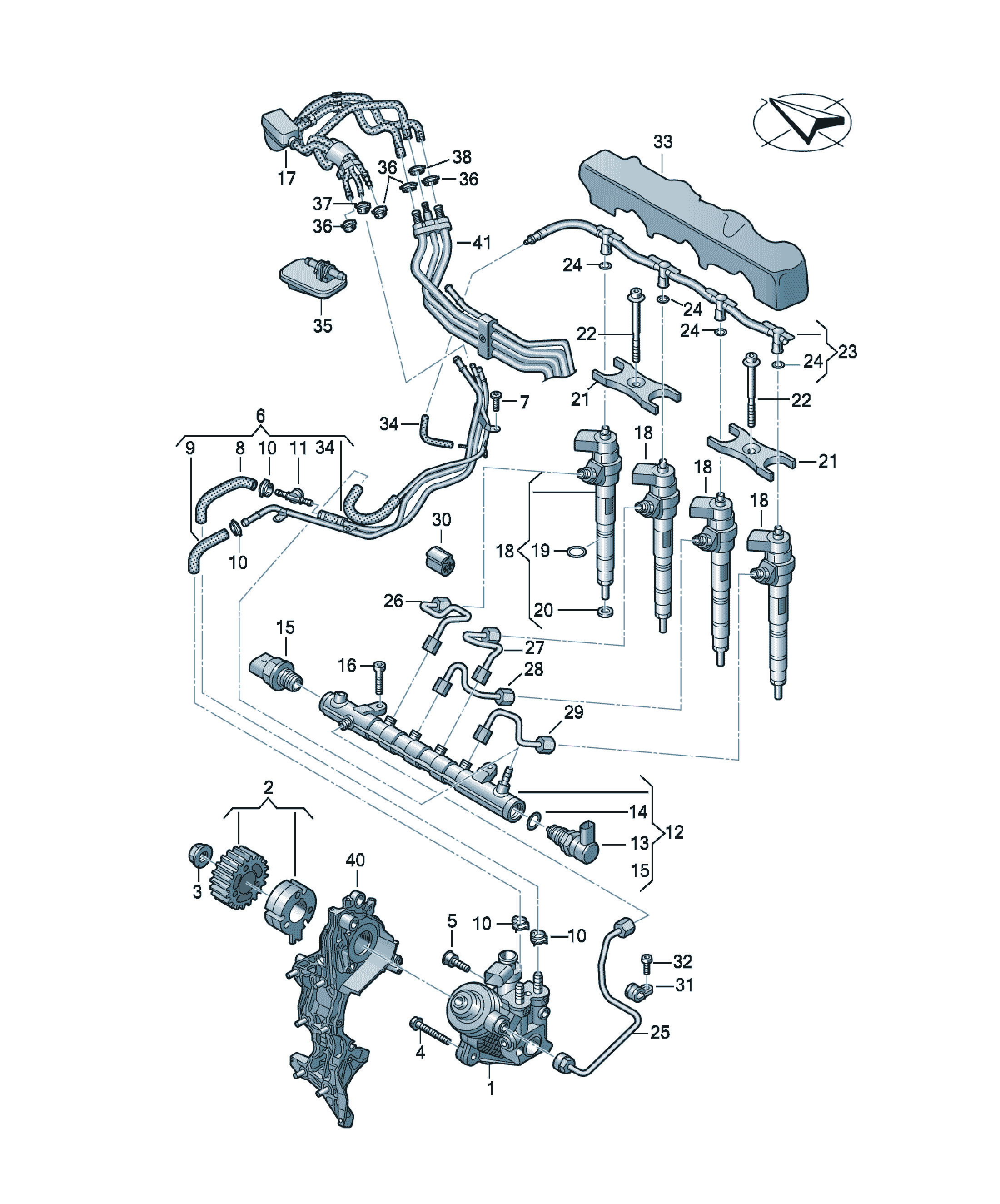 Șurub fixare Audi A6 / S6 / L, cod N  10335206