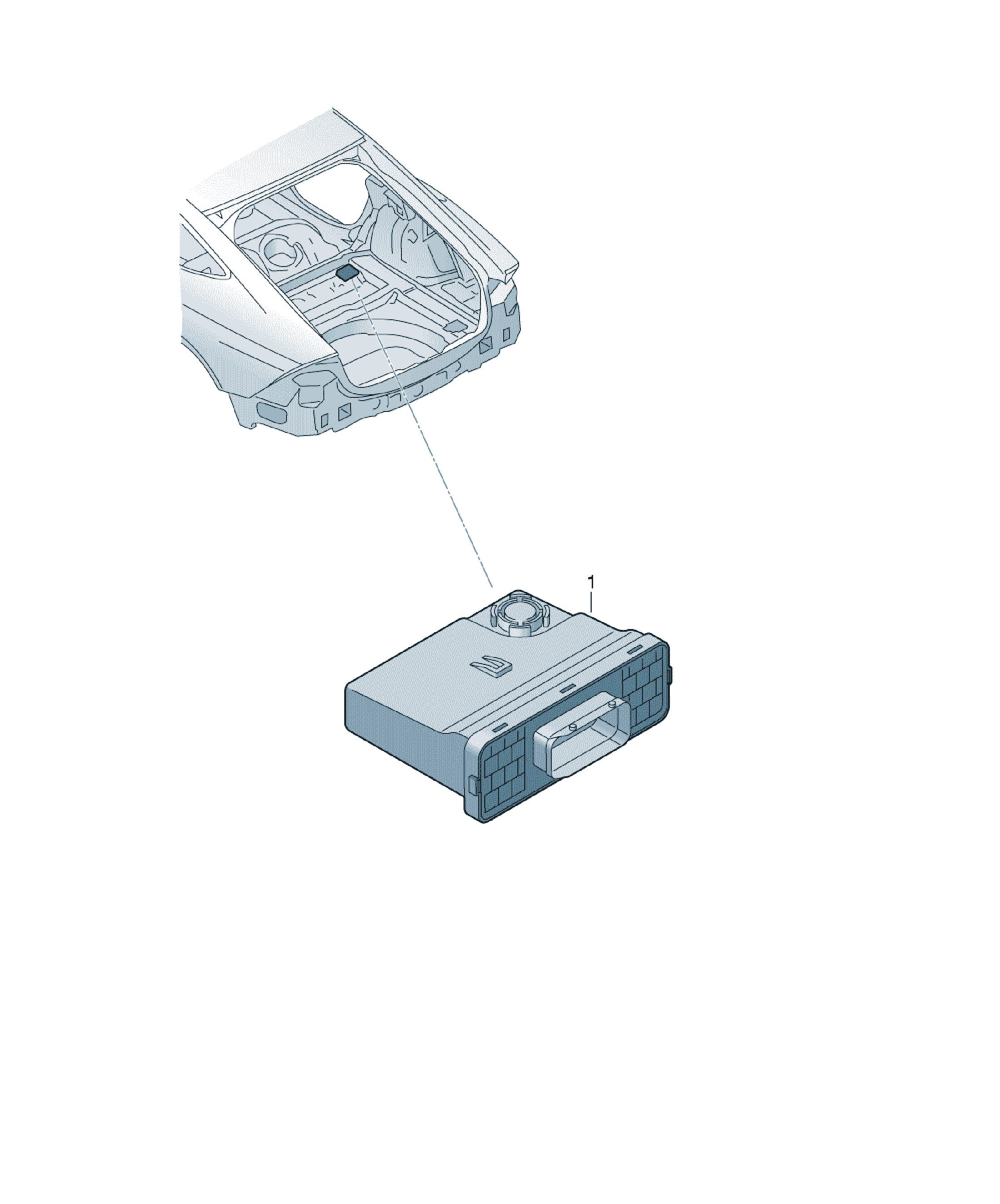 Control unit for thermomanagement Audi A6 / S6 / L, cod 4M0965429BC