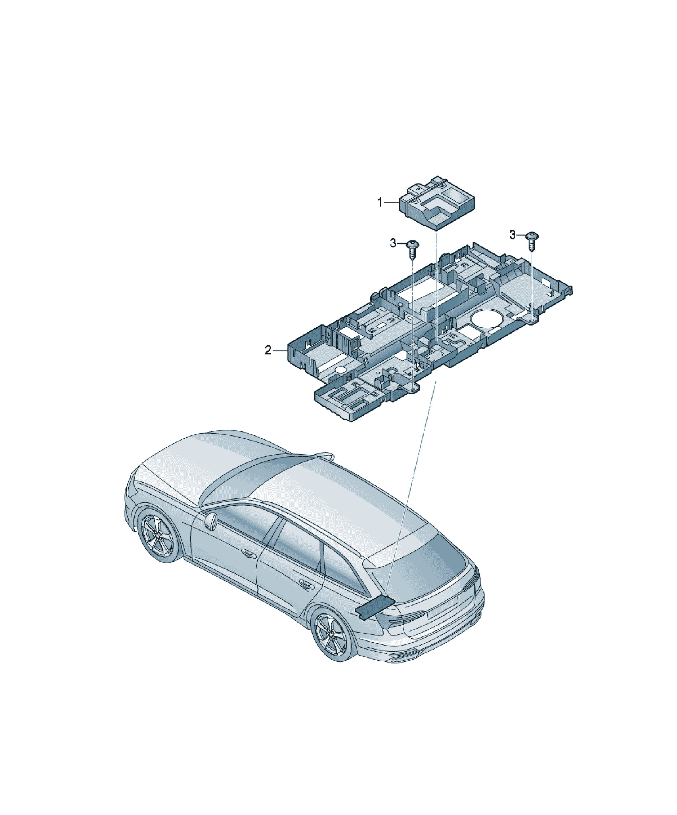 Control unit for engine noise production Audi A6 / S6 / L, cod 4K0907160C