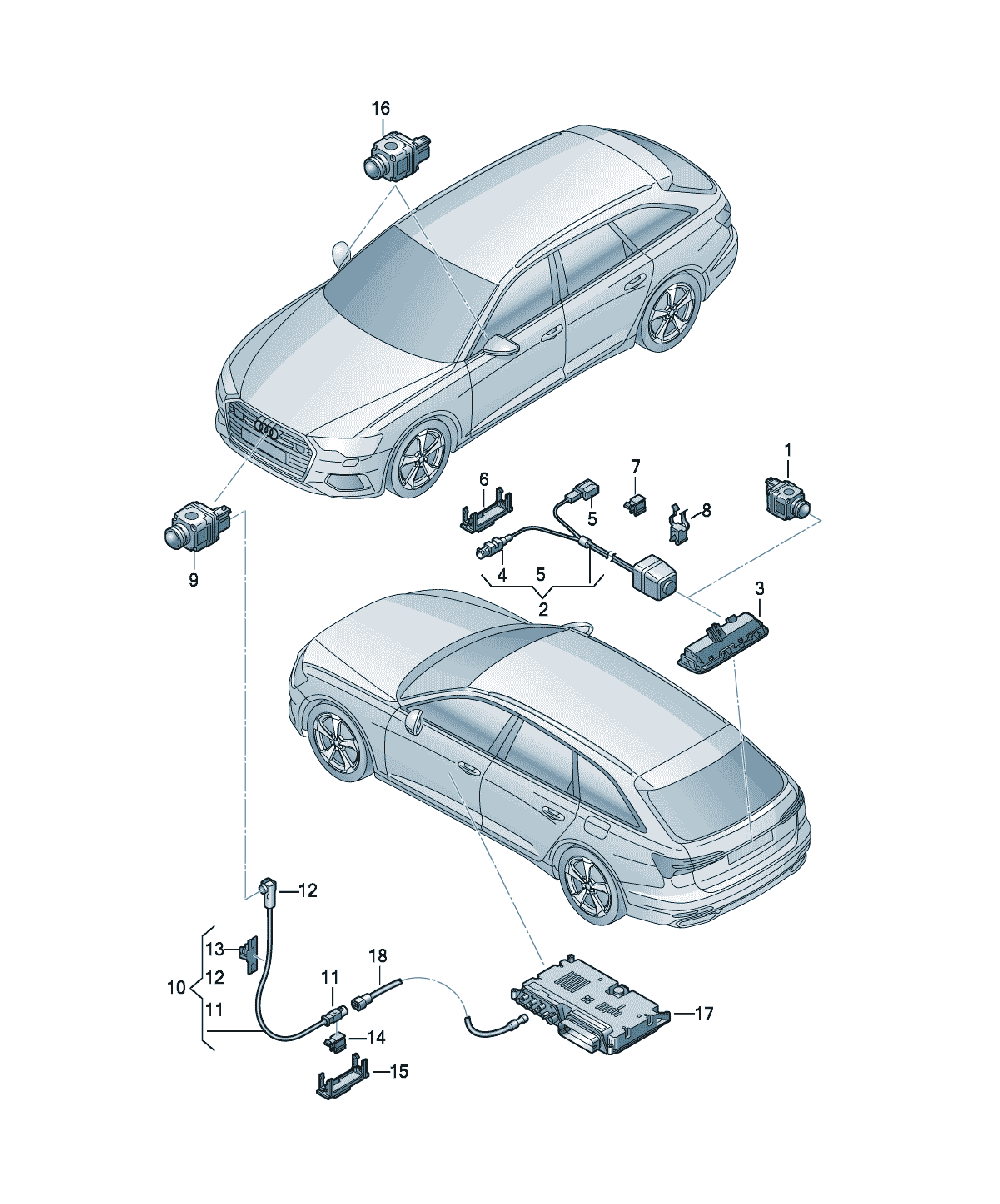 Instalatie electrica Audi A6 / S6 / L, cod 4K0971192C