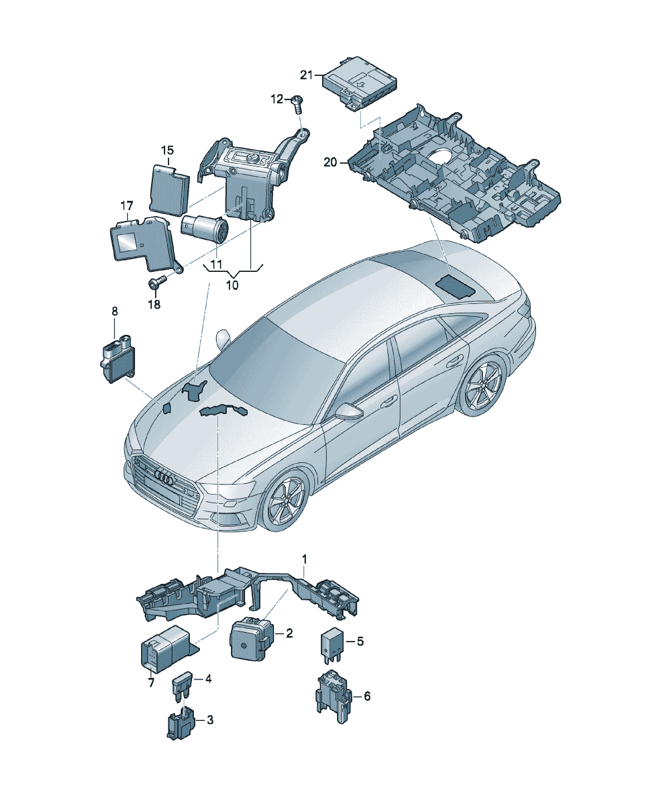 Șurub fixare Audi A6 / S6 / L, cod N  91096701