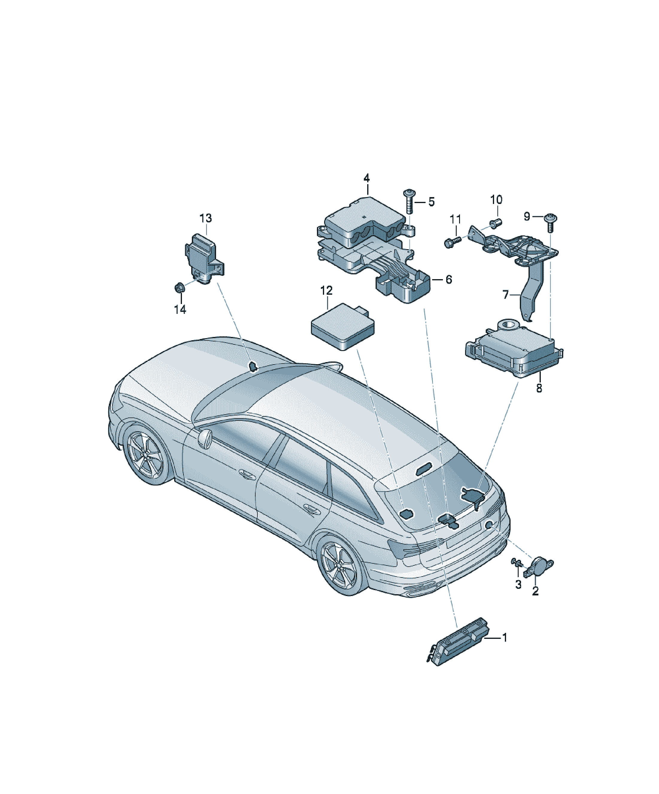 Piuliță hexagonală autoblocantă Audi A6 / S6 / L, cod N  02300213