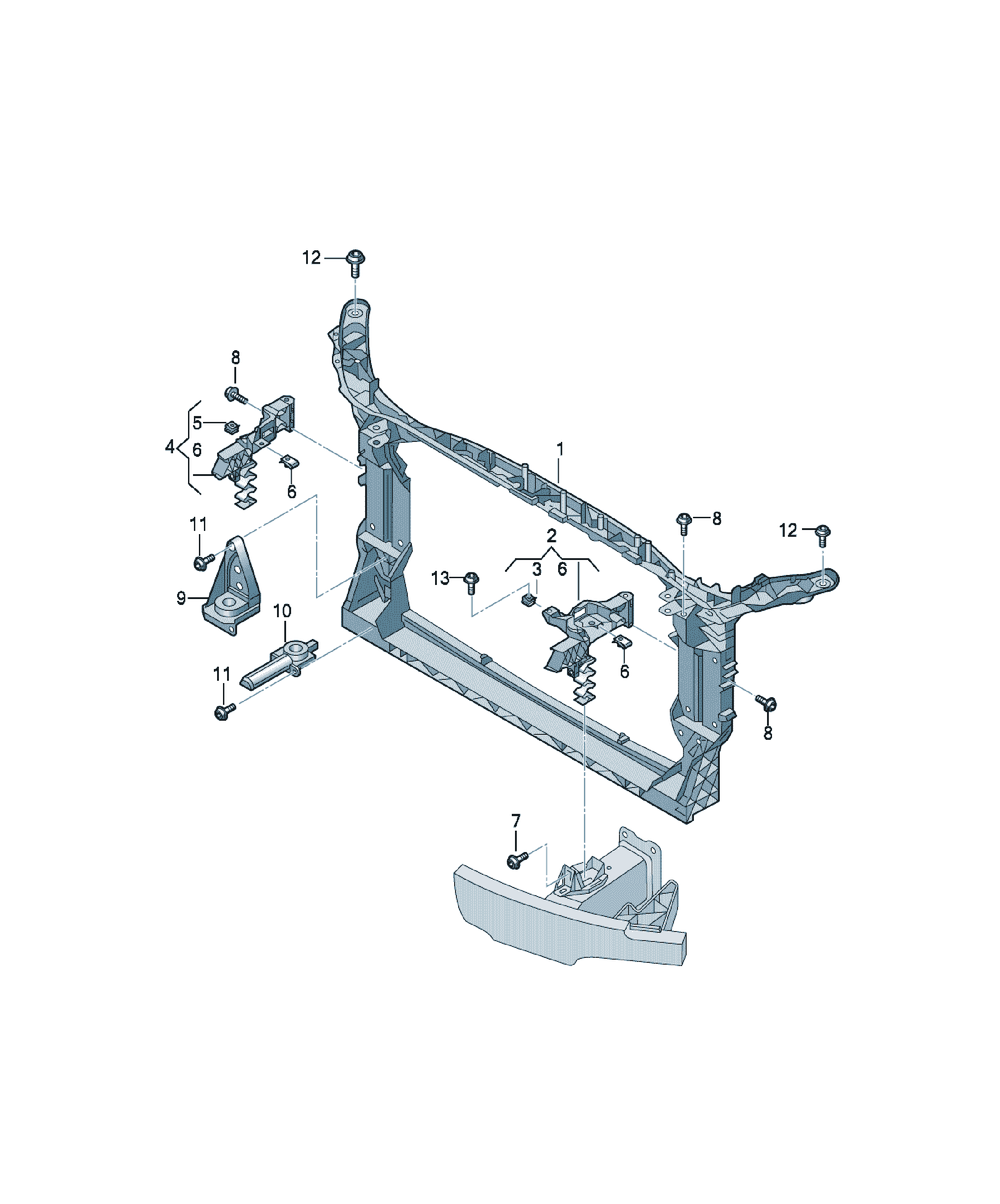 Șurub fixare Audi A6 / S6 / L, cod 8K0805399B