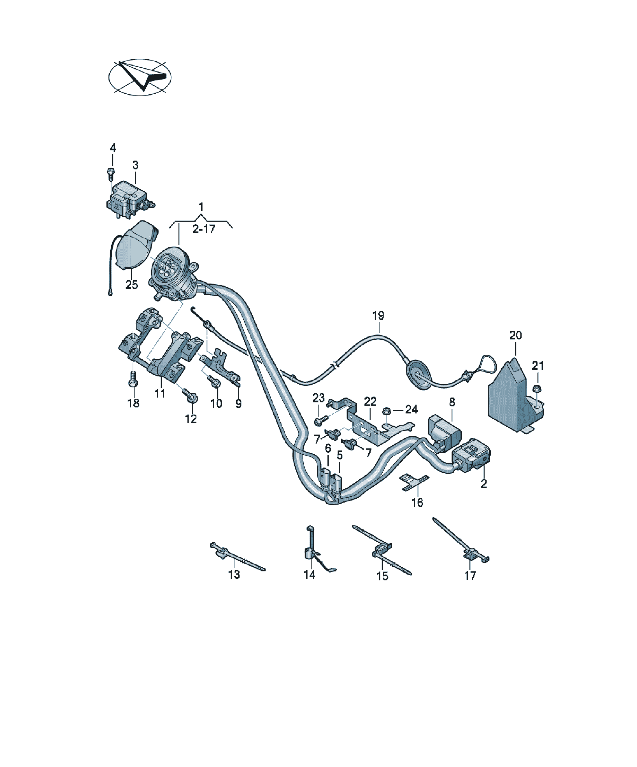 Șurub cap oval hexagonal Audi A6 / S6 / L, cod N  10683901