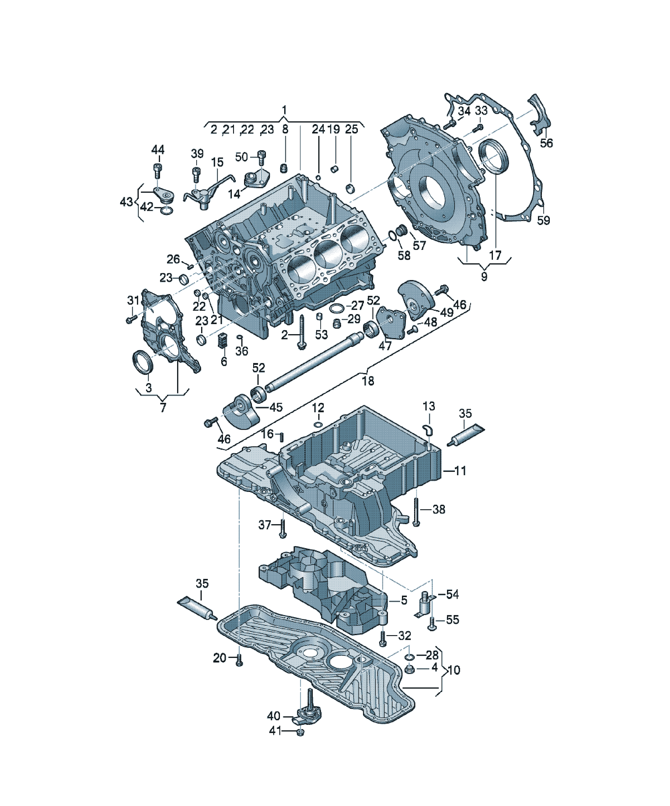 Capac bobină aprindere Audi A4 / S4 / L, cod 059103565B