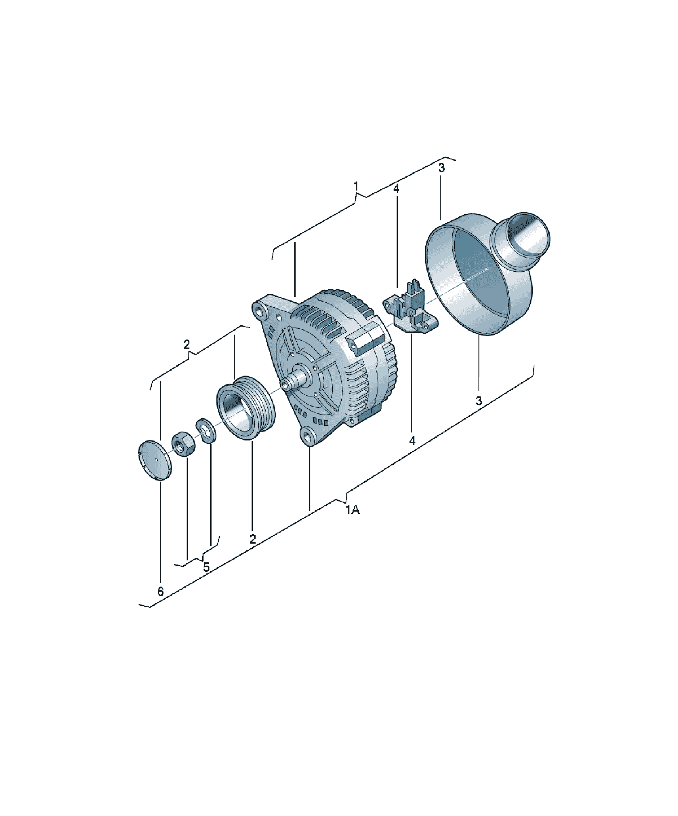 Inel distanțier Audi A4 / S4 / L, cod 028903237E