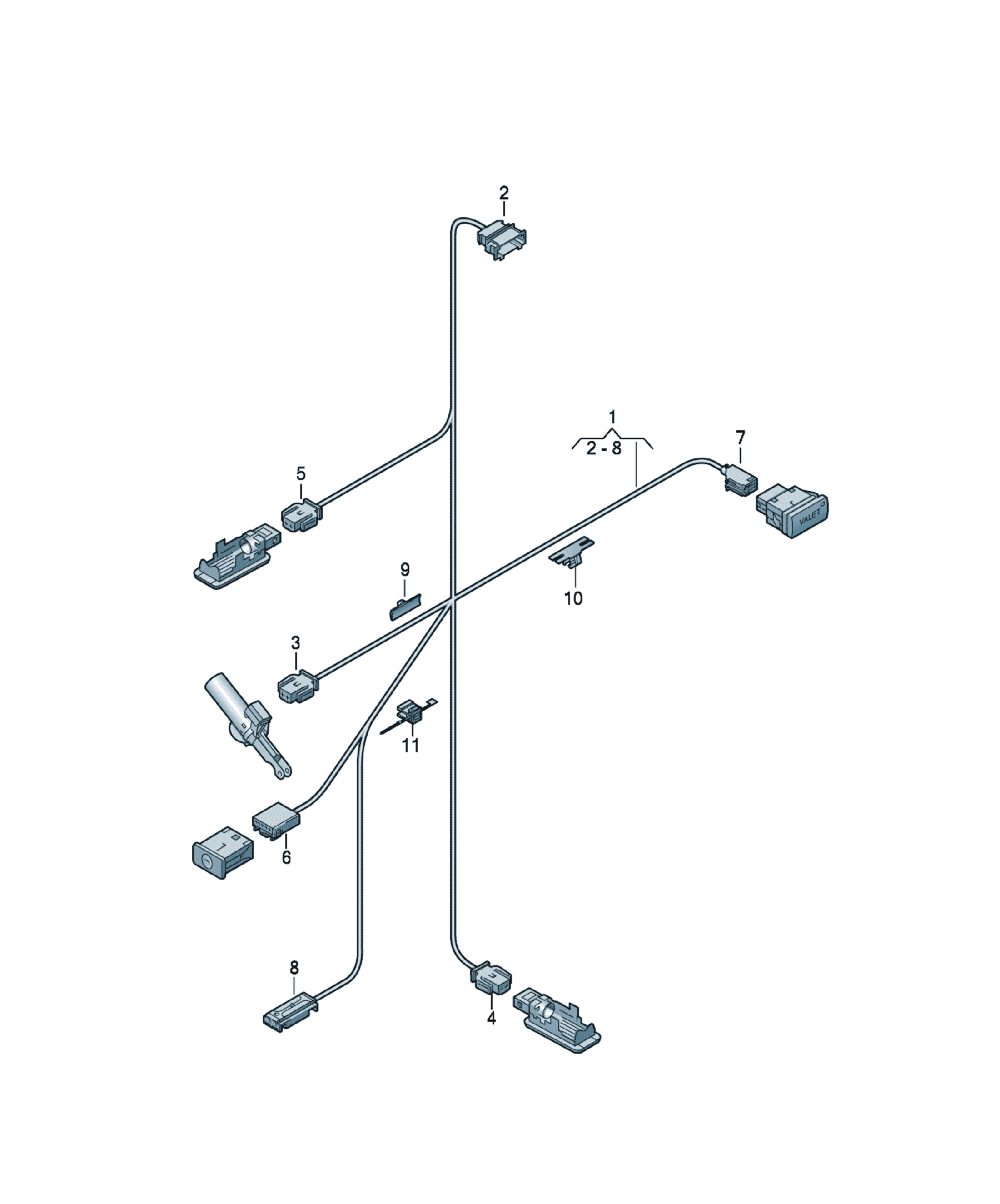 Clemă Audi A4 / S4 / L, cod 5M0971838A