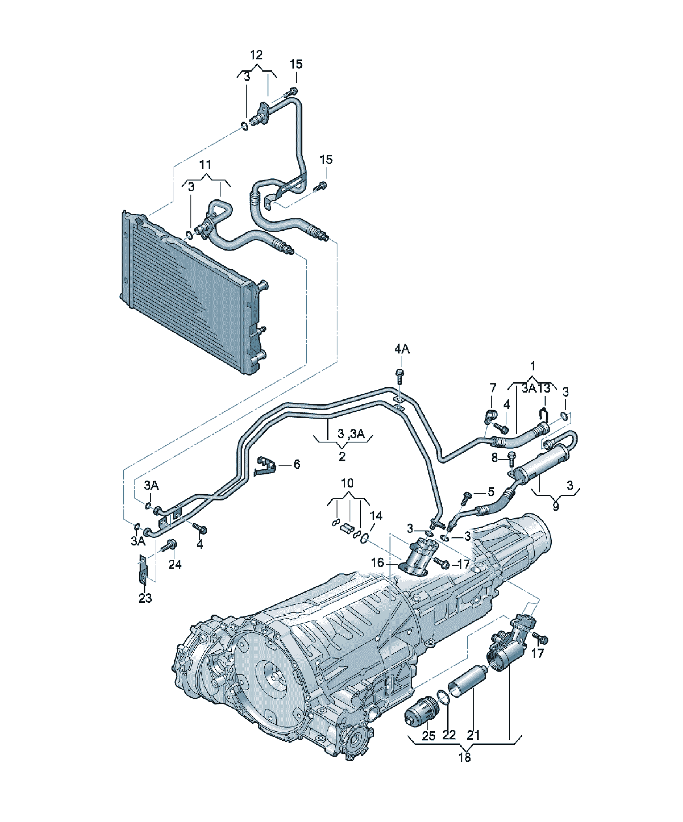 Dispozitiv anti-rotație Audi A4 / S4 / L, cod 0B5325561