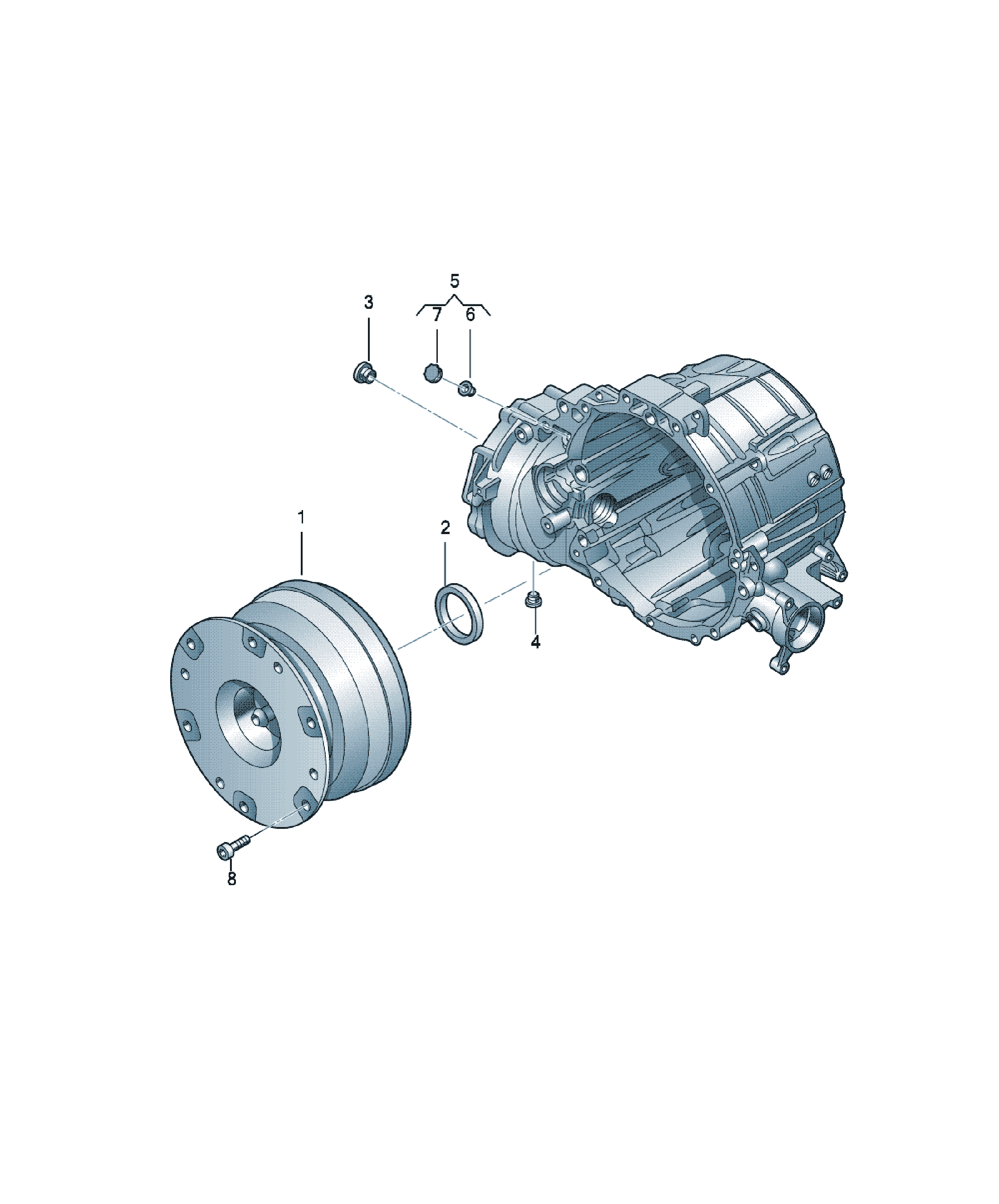 Convertizor de cuplu cutie automată Audi A4 / S4 / L, cod 0B6323571A