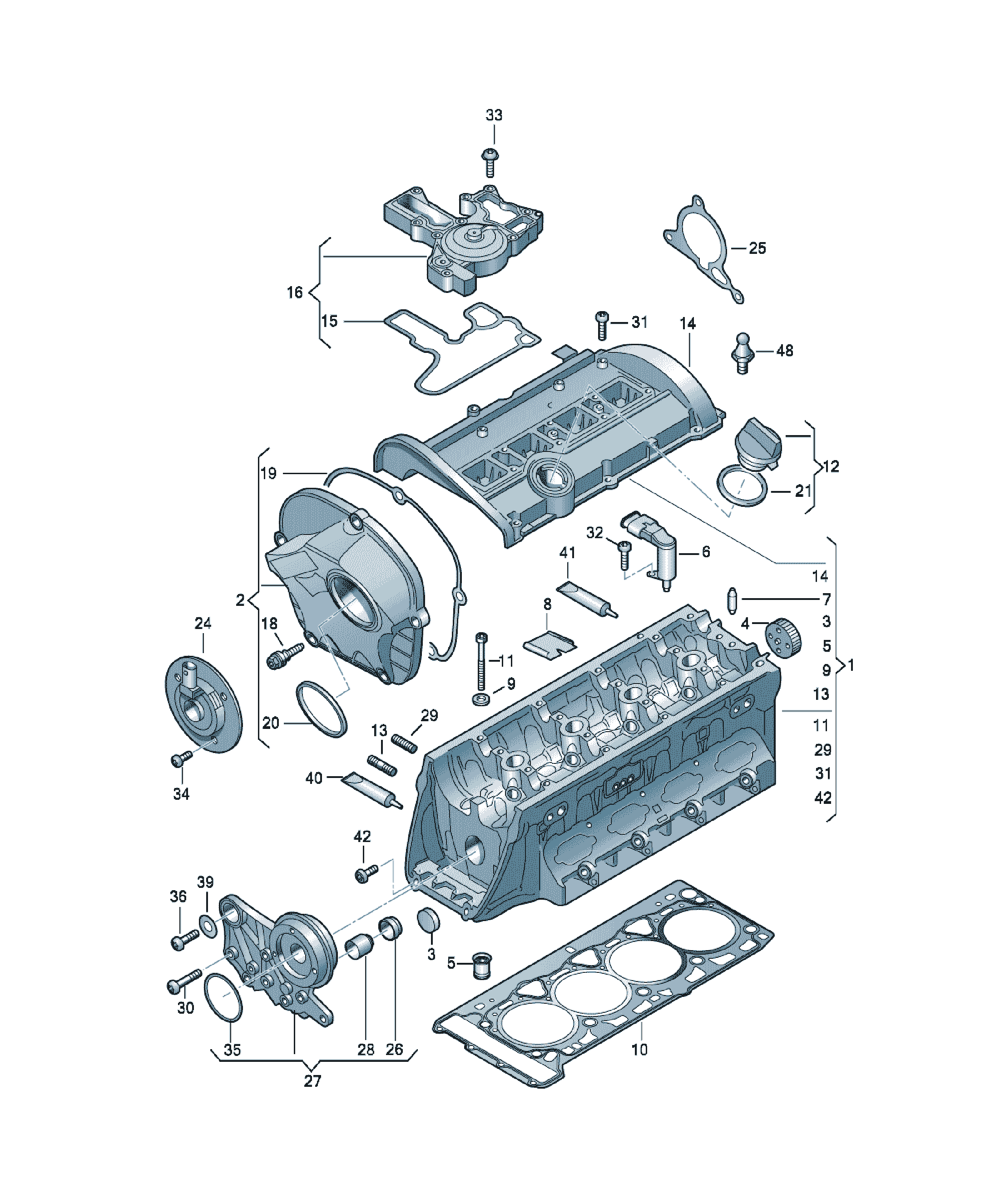 Inel etanșare Audi A4 / S4 / L A4/Avant, cod N  91020001