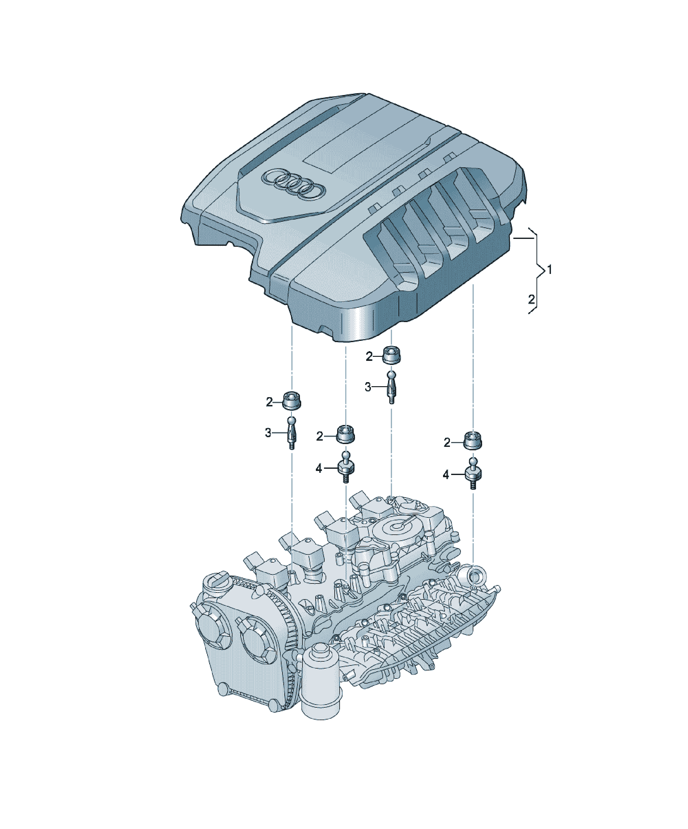 Capac protectie Audi A6 / S6 / L, cod 06N103925