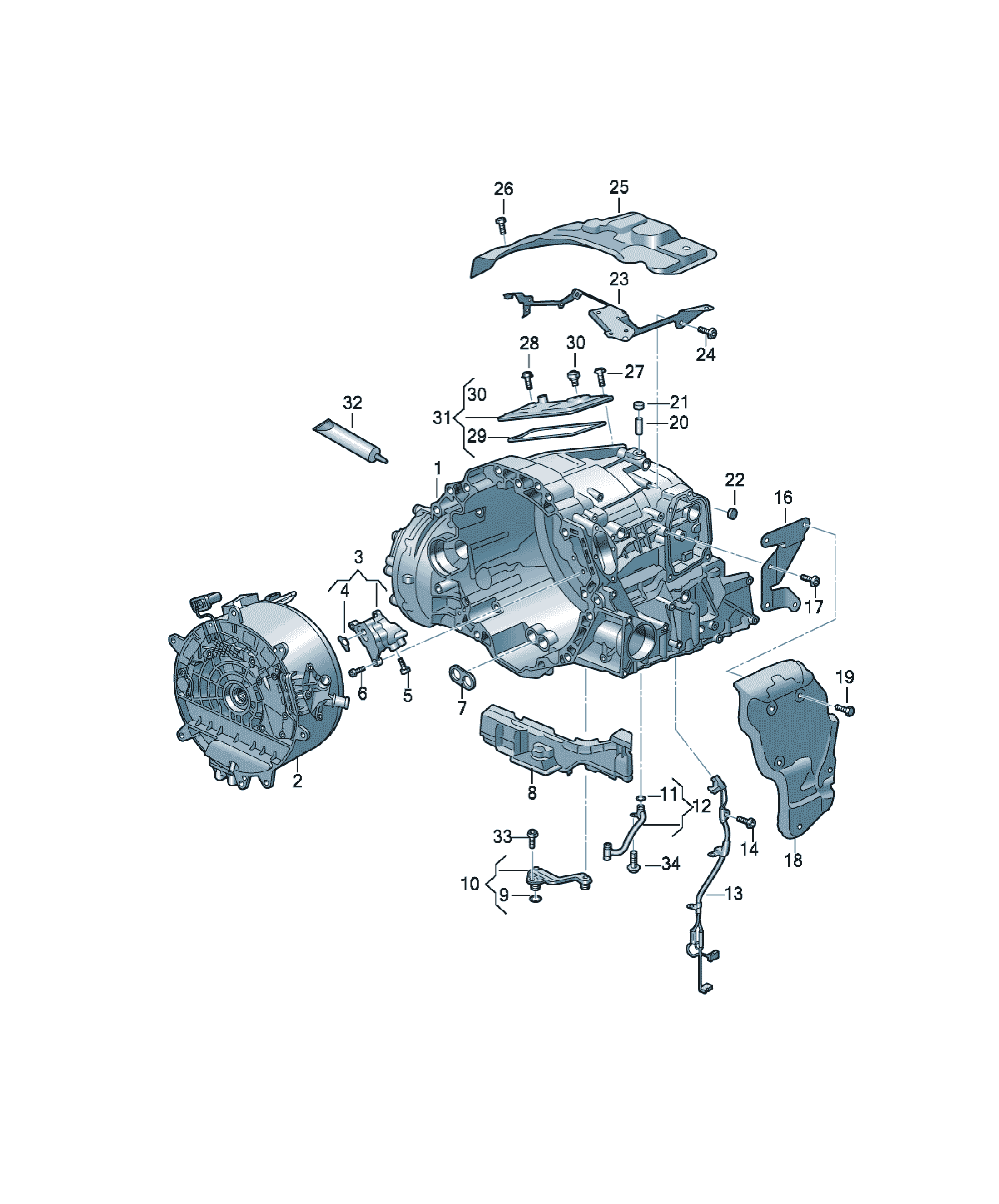 Mânecă Audi A4 / S4 / L, cod 02H409275A