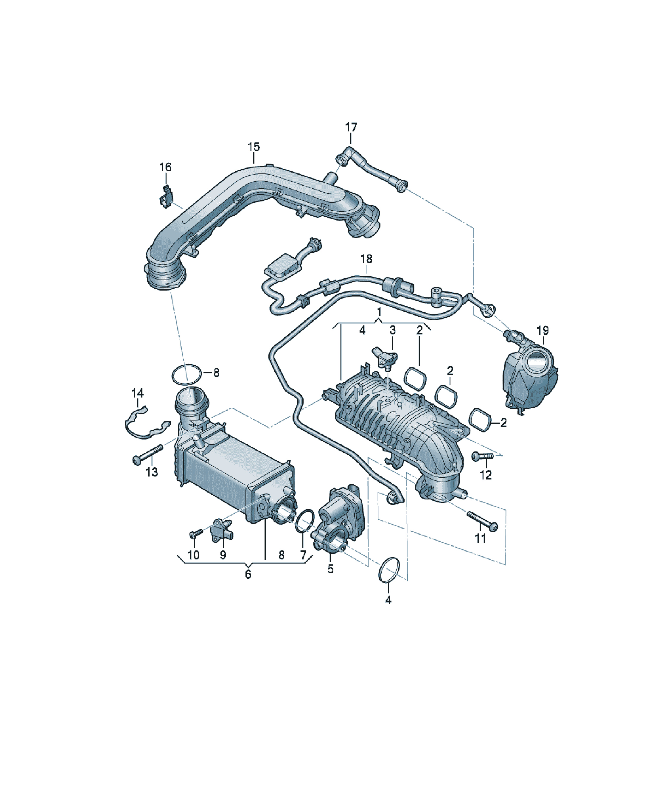 Galerie admisie Seat Leon, cod 05C129709E