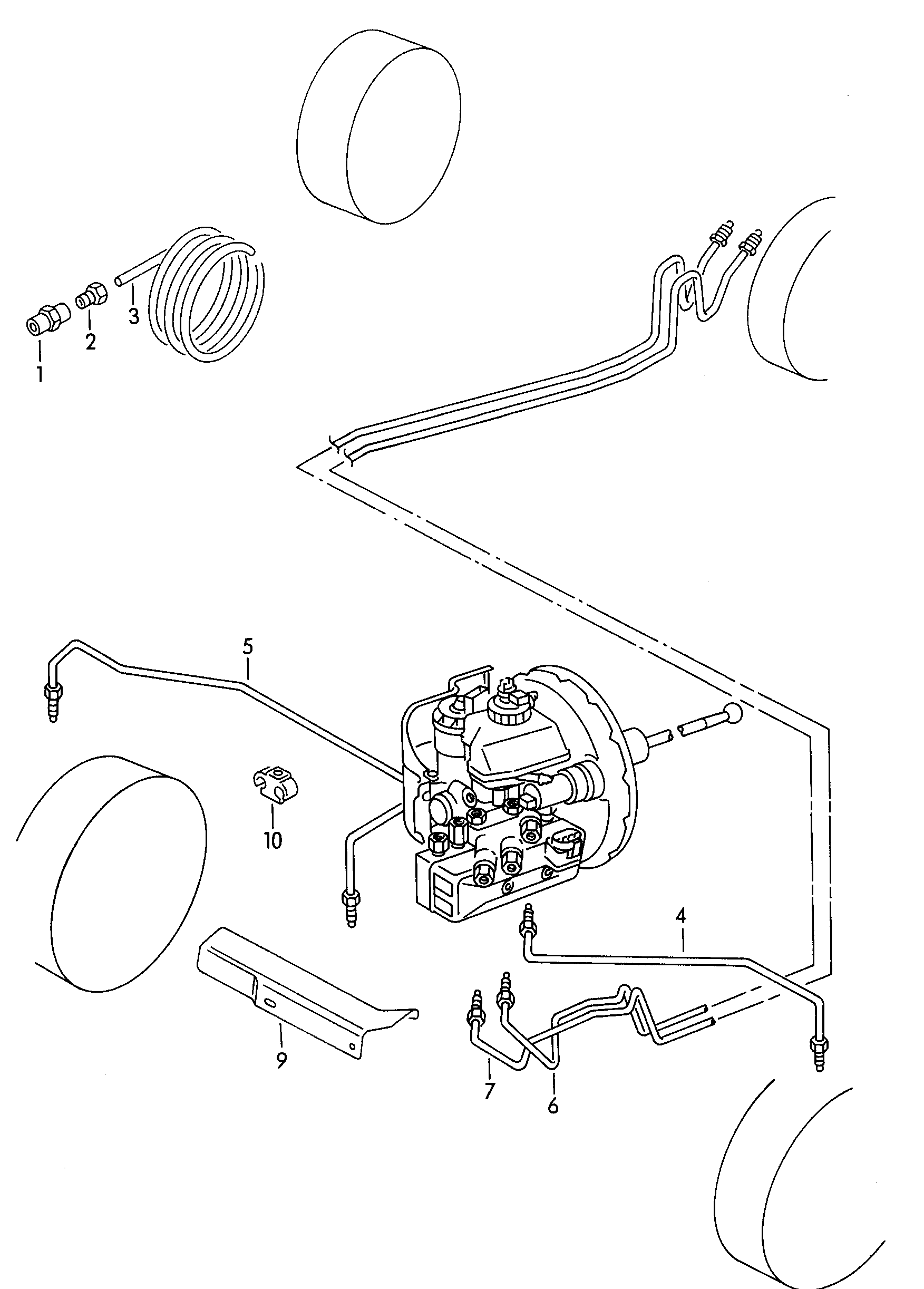 pipe union nut Volkswagen Golf / e-Golf, cod WHT000079