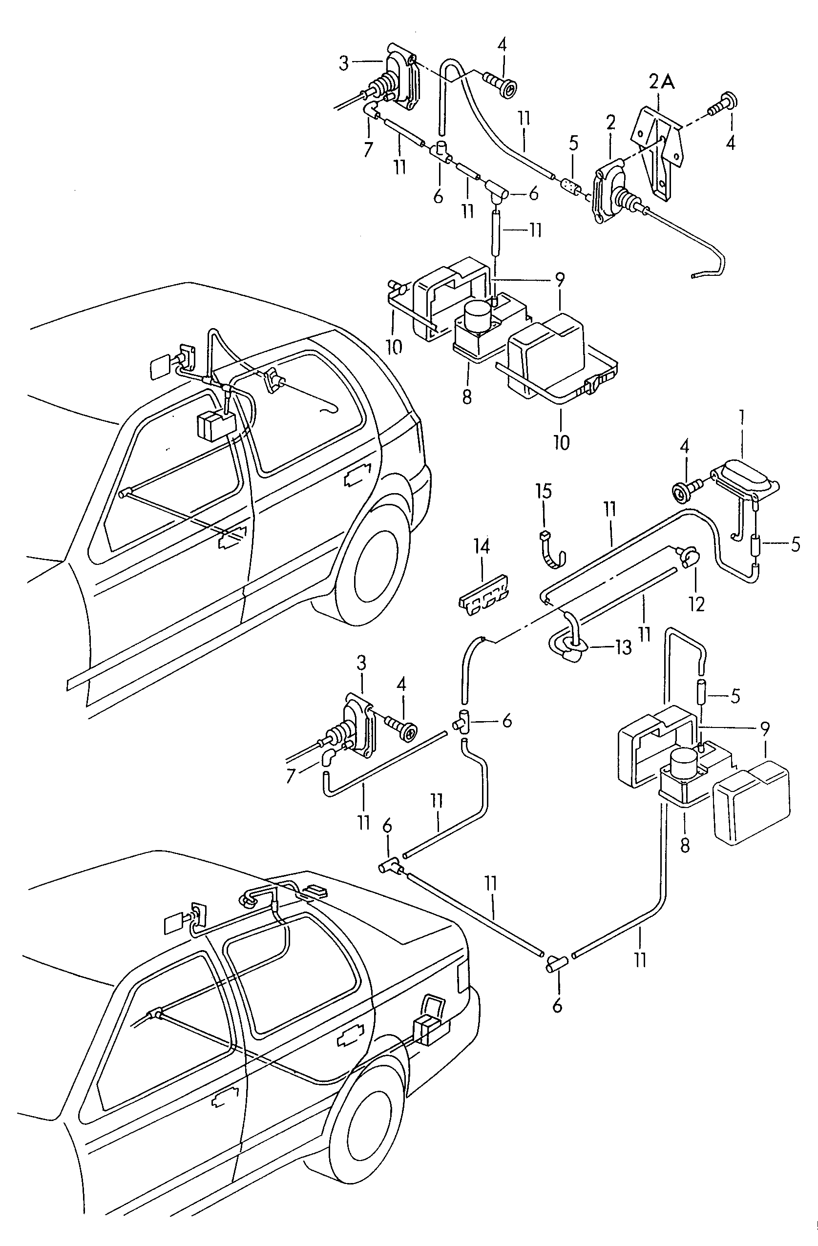 Actuator încuietoare capotă portbagaj Volkswagen Golf / e-Golf, cod 1E0862159