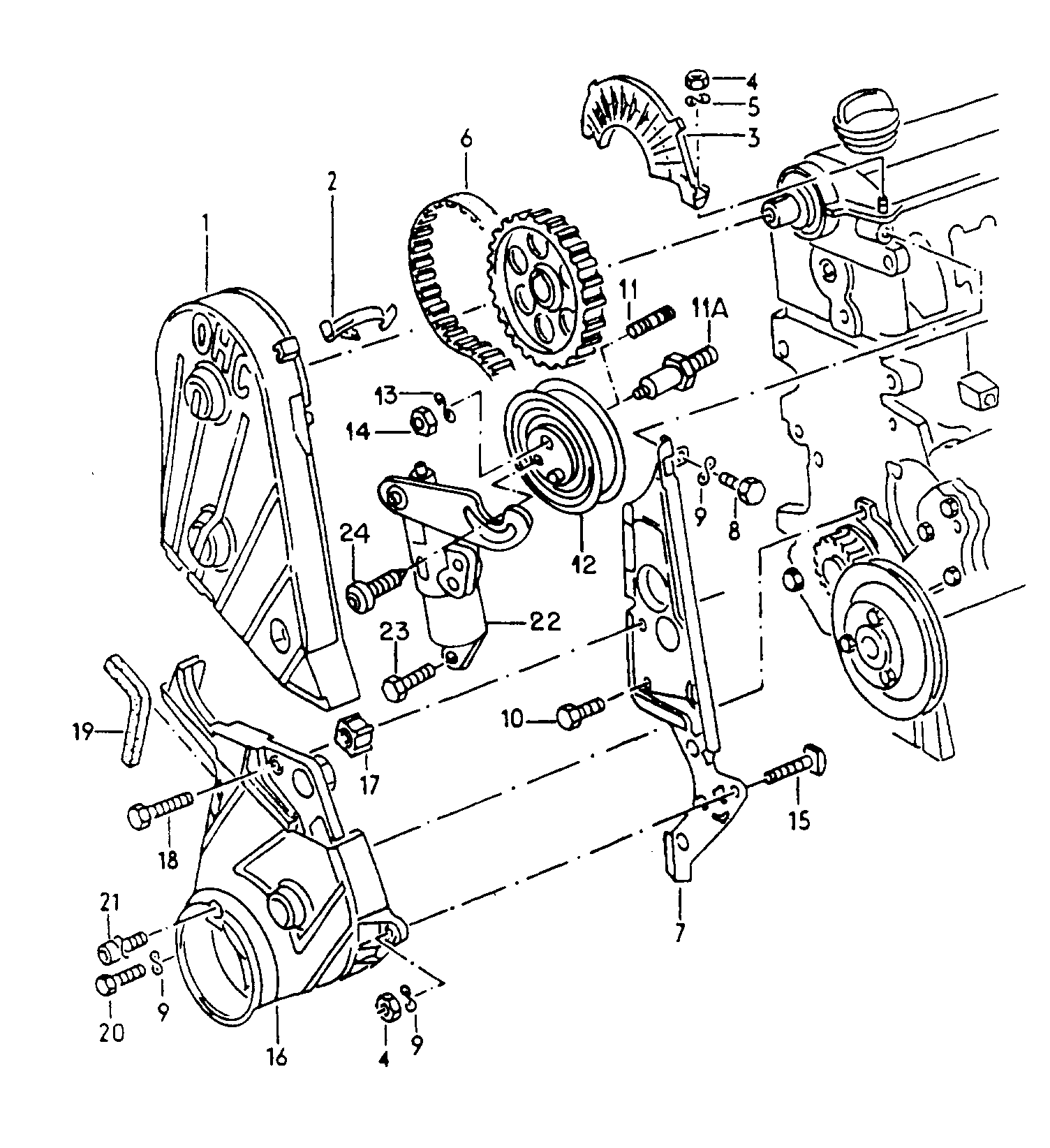Piuliță hexagonală Volkswagen Golf / e-Golf, cod N  01100627