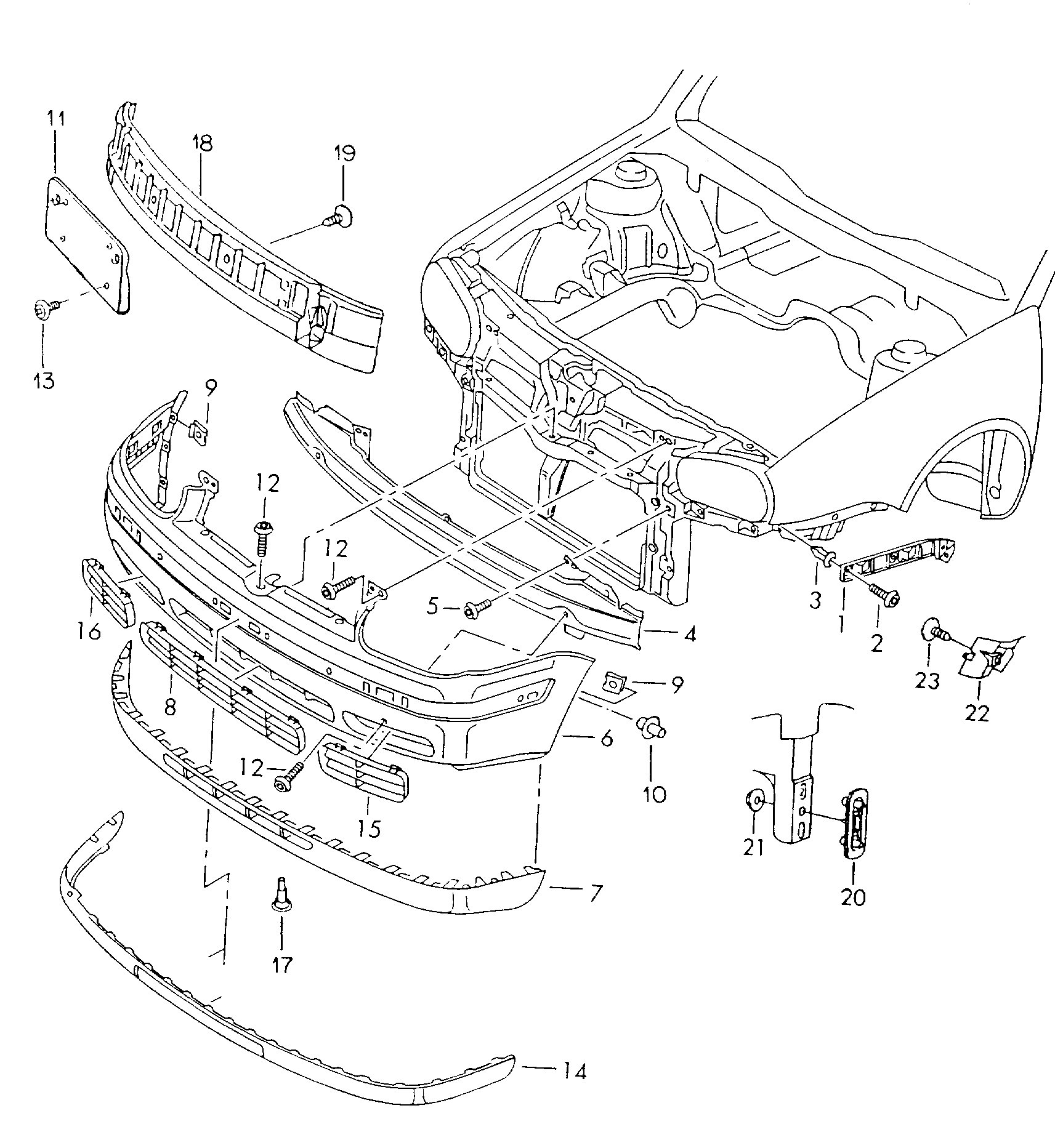Niț expandabil Volkswagen CC, cod N  0385491
