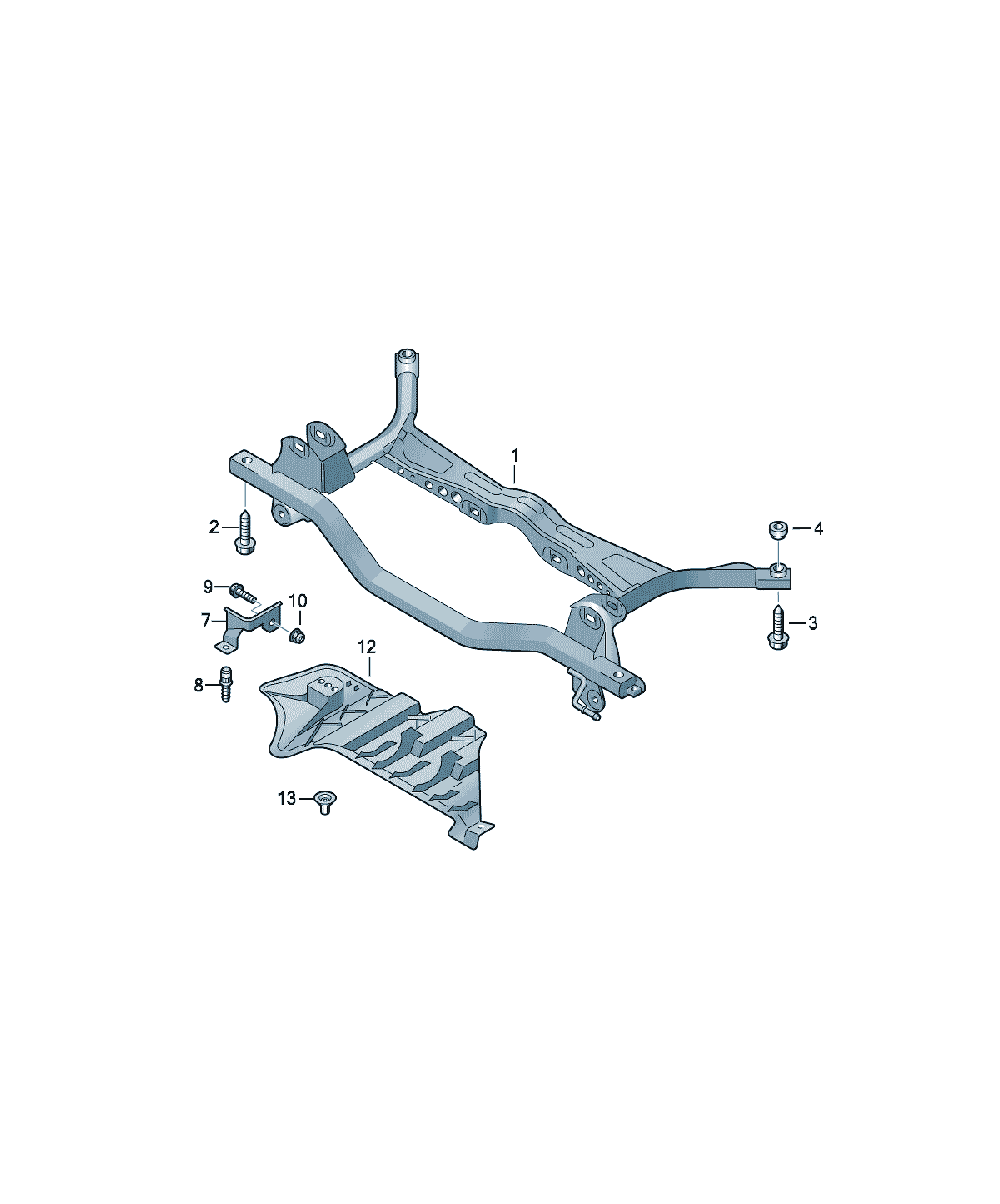 Suport Capac Motor Volkswagen CC, cod 1K0501682
