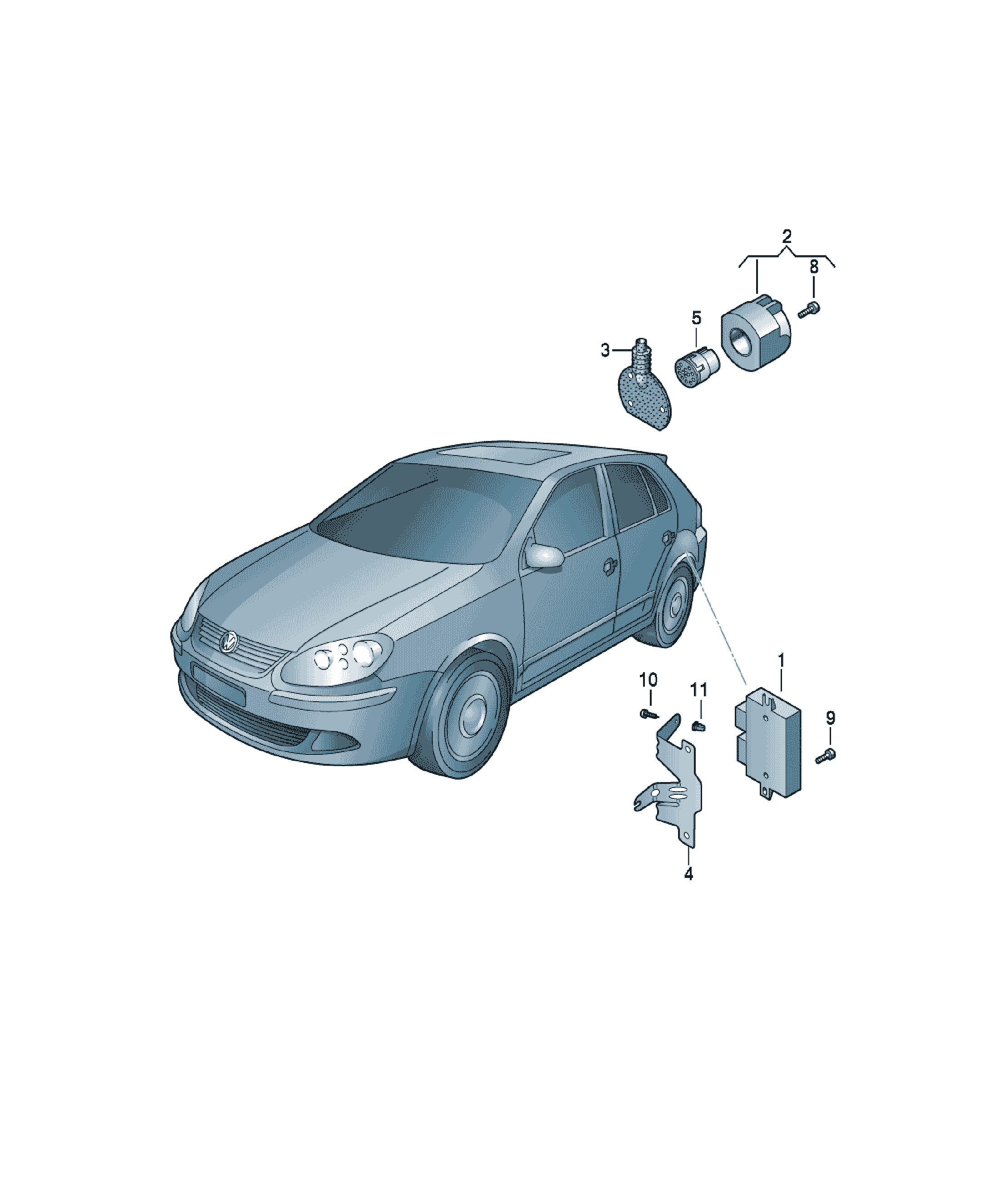 Piuliță expansivă Volkswagen Golf / e-Golf, cod N  90946001