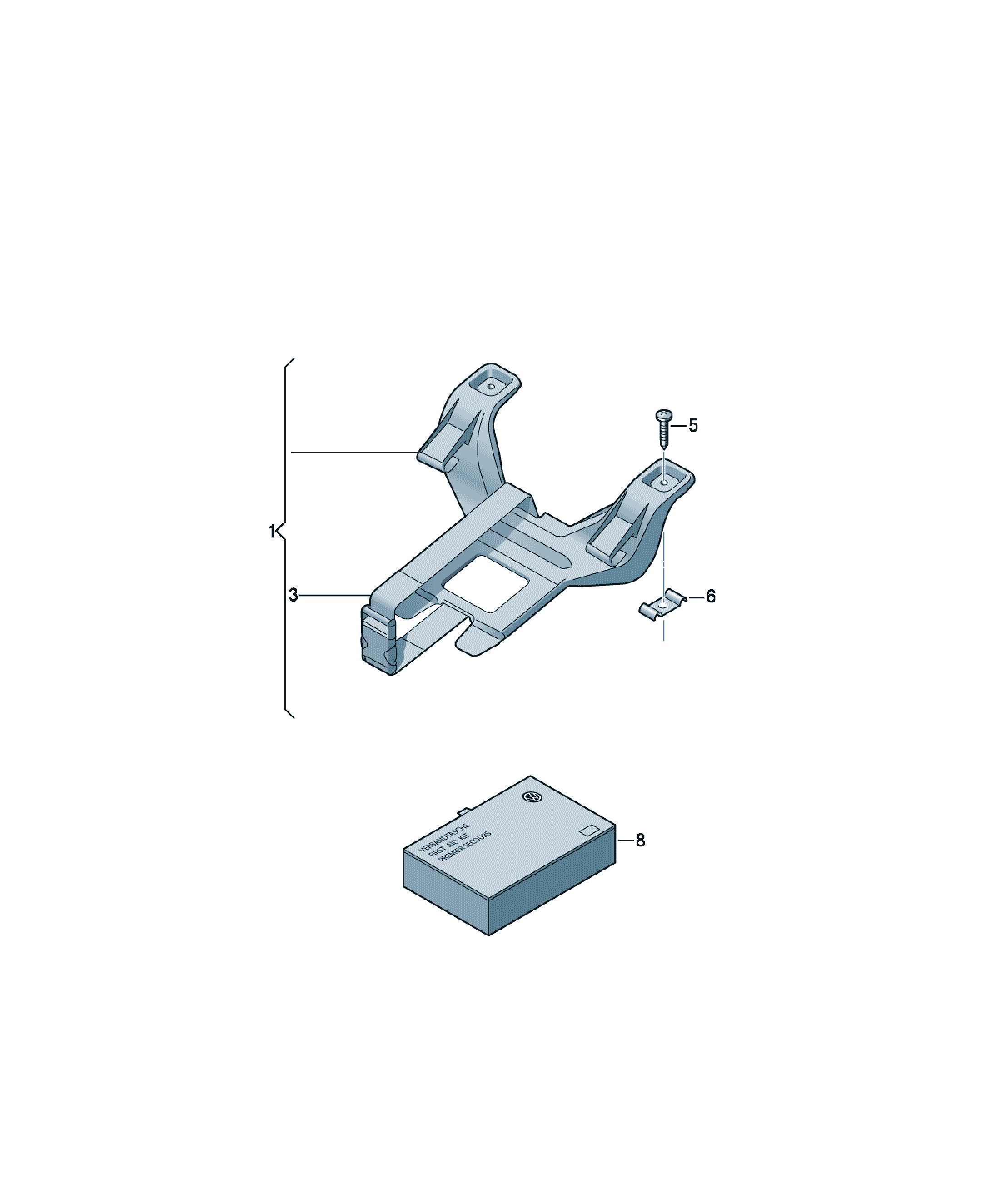 Suport de fixare Volkswagen Golf / e-Golf, cod 5M0860265